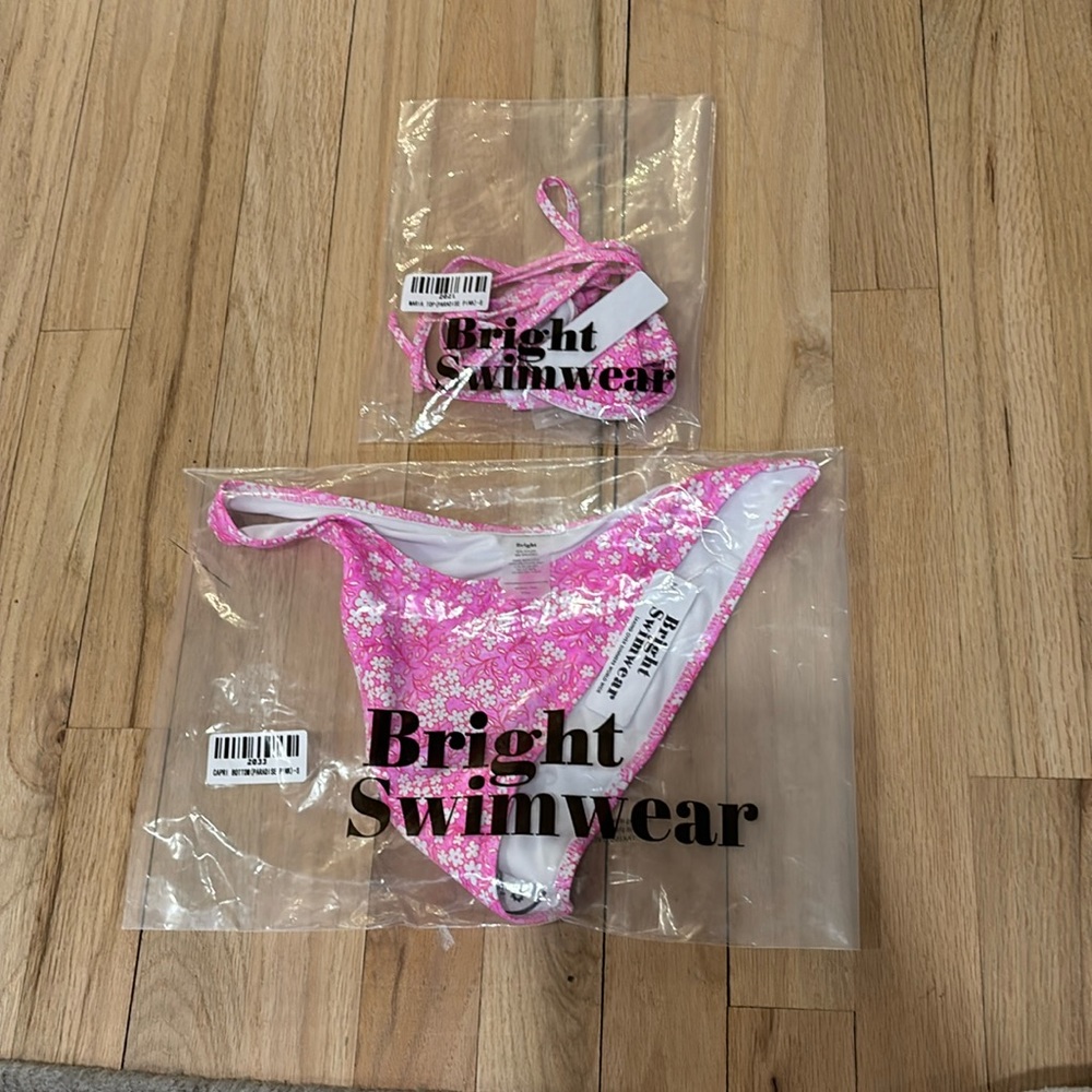 Bright Swimwear Bikini Set (Paradise Pink)